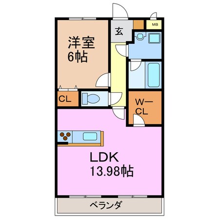 潮見FLAXの物件間取画像